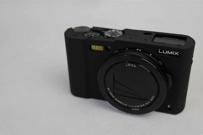 Flexible Silicone Protective Camera Case for Panasonic DMC-LX10 - Black