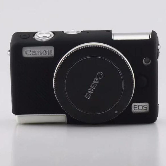 Flexible Silicone Protective Camera Case for Canon EOS M100 - Black