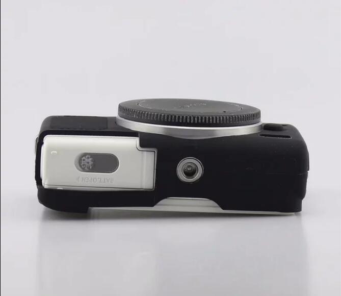 Flexible Silicone Protective Camera Case for Canon EOS M100 - Black