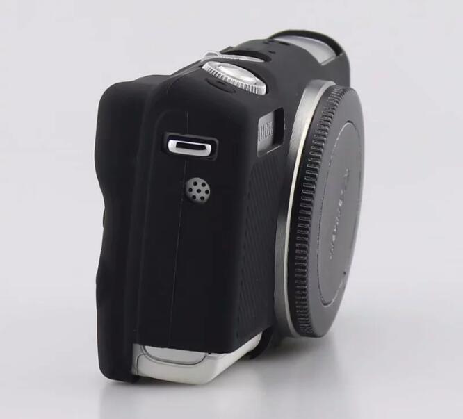 Flexible Silicone Protective Camera Case for Canon EOS M100 - Black