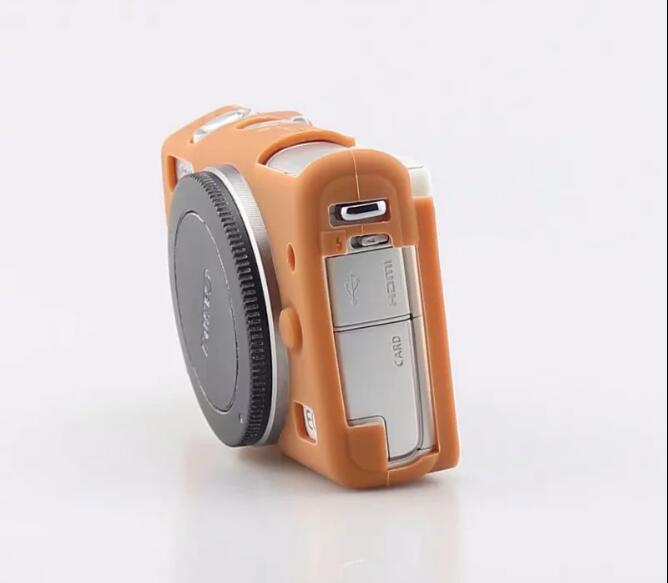 Soft Silicone Protective Camera Cover Shell for Canon EOS M100 - Brown