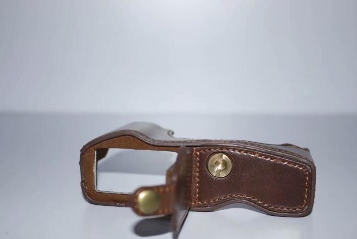 PU Leather Protective Camera Half Bottom Cover for Olympus E-PL7 / E-PL8 / E-PL9 - Coffee