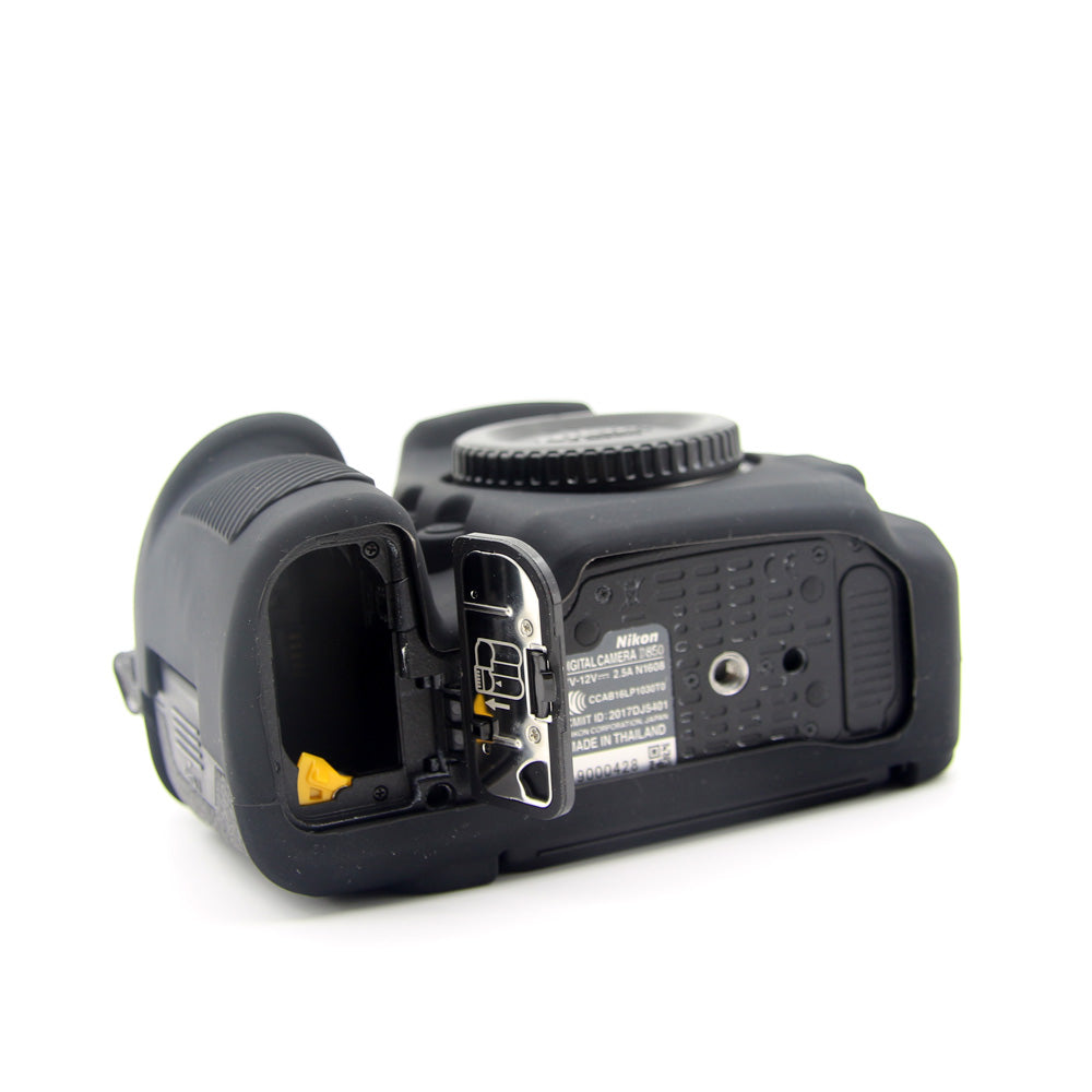 Soft Silicone Protective Case for Nikon D850 Digital SLR Camera - Black