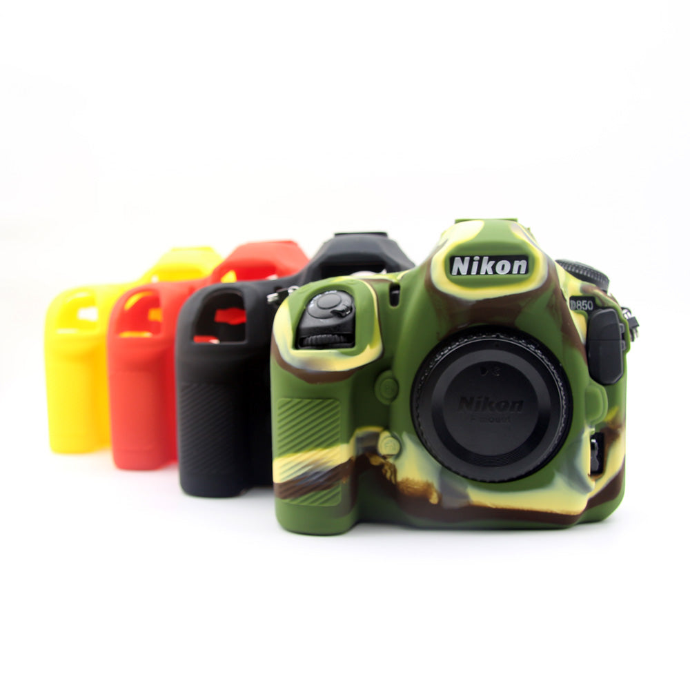 Soft Silicone Protective Case for Nikon D850 Digital SLR Camera - Black