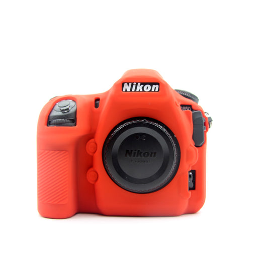 Soft Silicone Protective Shell Cover for Nikon D850 Digital SLR Camera - Red