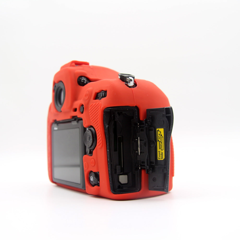 Soft Silicone Protective Shell Cover for Nikon D850 Digital SLR Camera - Red