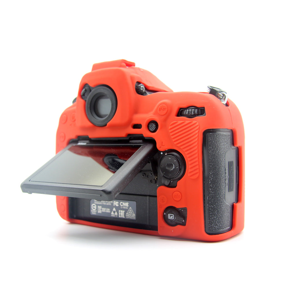 Soft Silicone Protective Shell Cover for Nikon D850 Digital SLR Camera - Red