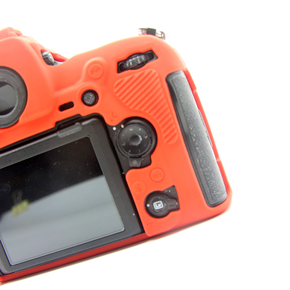 Soft Silicone Protective Shell Cover for Nikon D850 Digital SLR Camera - Red