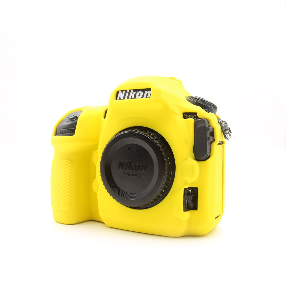 Soft Silicone Camera Bag Cover for Nikon D850 Digital SLR Camera - Yellow