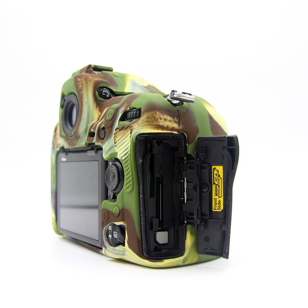 Soft Silicone Protective Pouch Case for Nikon D850 Digital SLR Camera - Camouflage