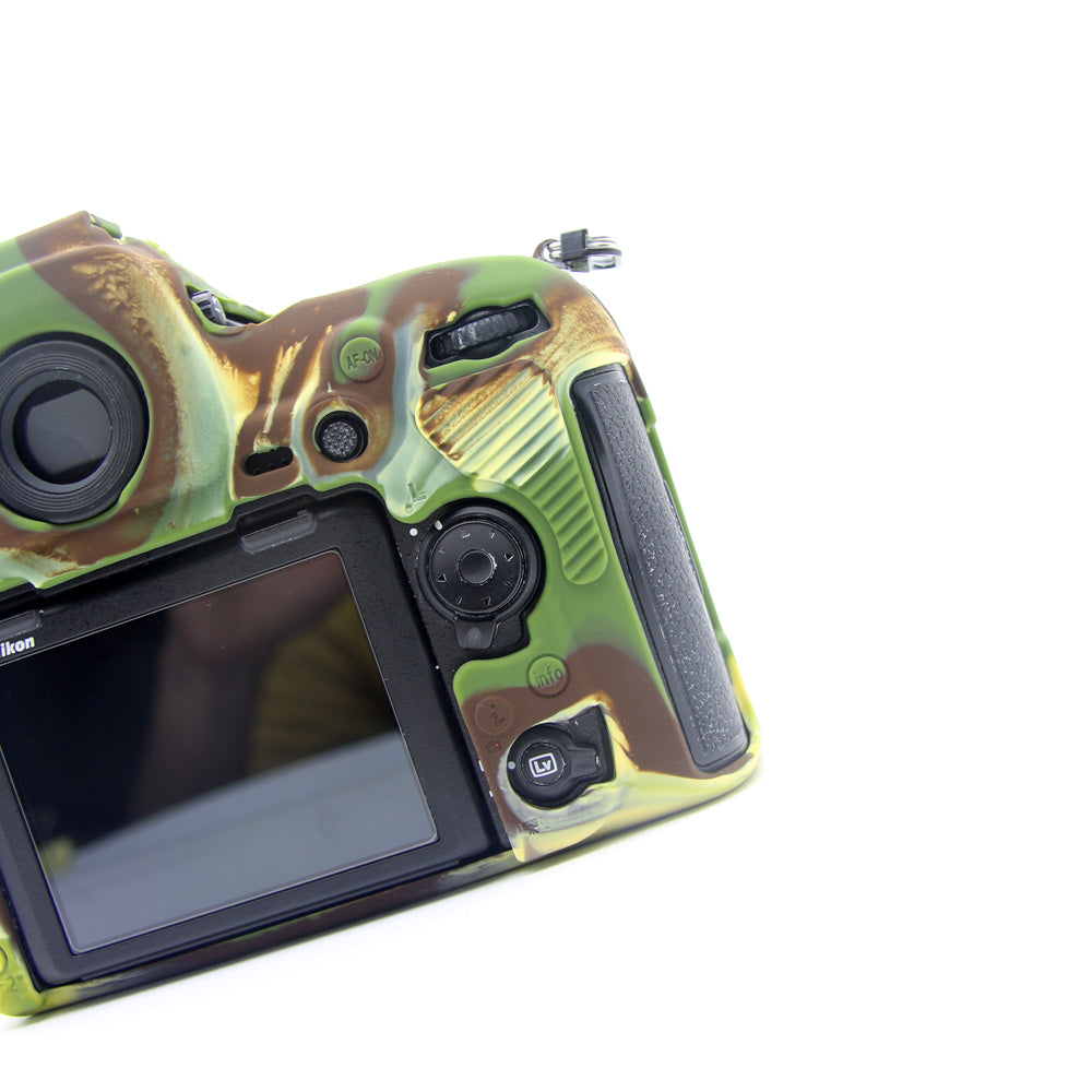 Soft Silicone Protective Pouch Case for Nikon D850 Digital SLR Camera - Camouflage