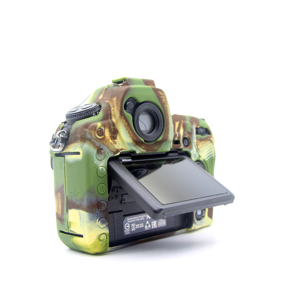 Soft Silicone Protective Pouch Case for Nikon D850 Digital SLR Camera - Camouflage