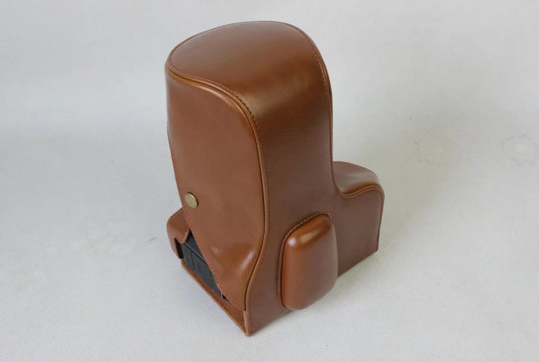 PU Leather Camera Protective Bag Case for Nikon D7500 Digital SLR Camera - Brown