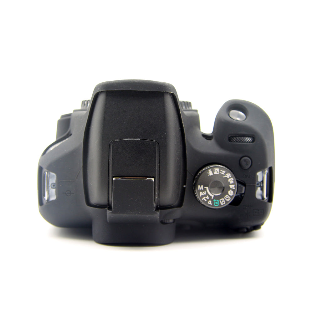 Flexible Silicone Camera Protective Cover for Canon EOS 1300D 1500D - Black