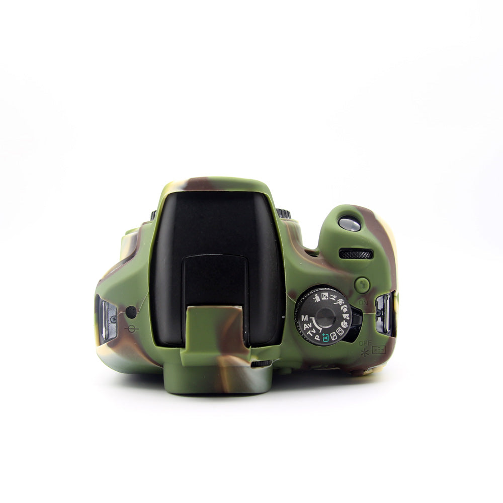 Flexible Silicone Protective Bag Cover for Canon EOS 1300D 1500D - Camouflage
