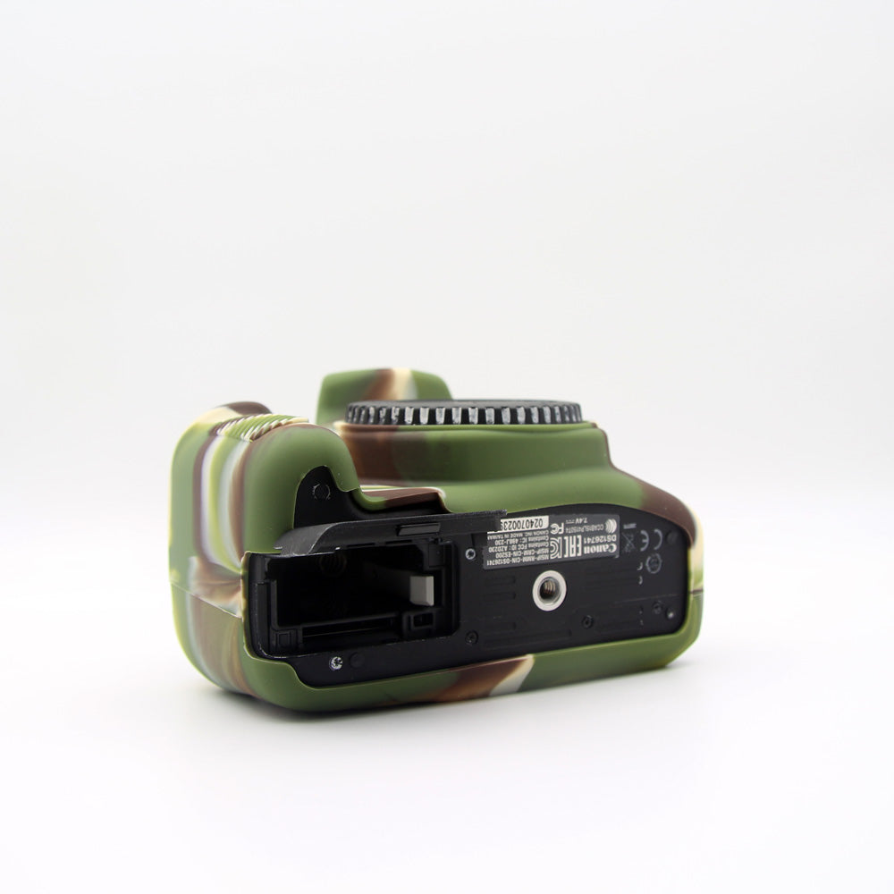 Flexible Silicone Protective Bag Cover for Canon EOS 1300D 1500D - Camouflage