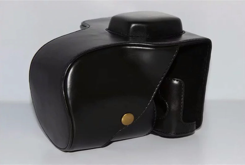 PU Leather Protection Case Bag for Fujifilm X-T3 Camera - Black