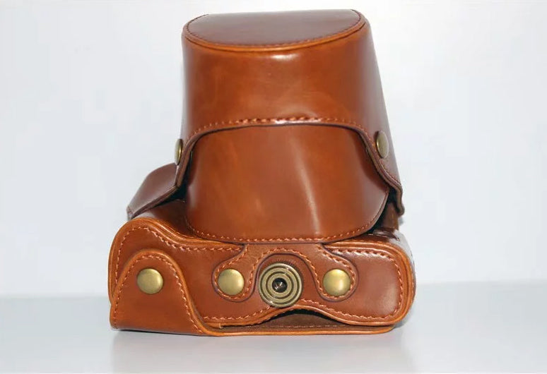 PU Leather Protection Case Cover Bag for Fujifilm X-T3 Camera - Brown