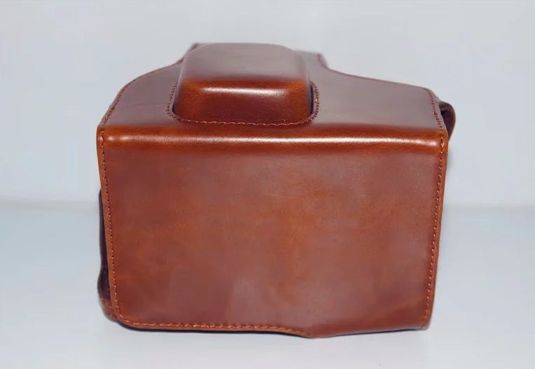 PU Leather Protection Case Cover Bag for Fujifilm X-T3 Camera - Brown