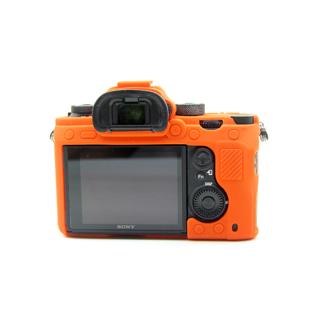 Soft Silicone Cover for Sony A9/A7M3/A7R3 Camera - Orange