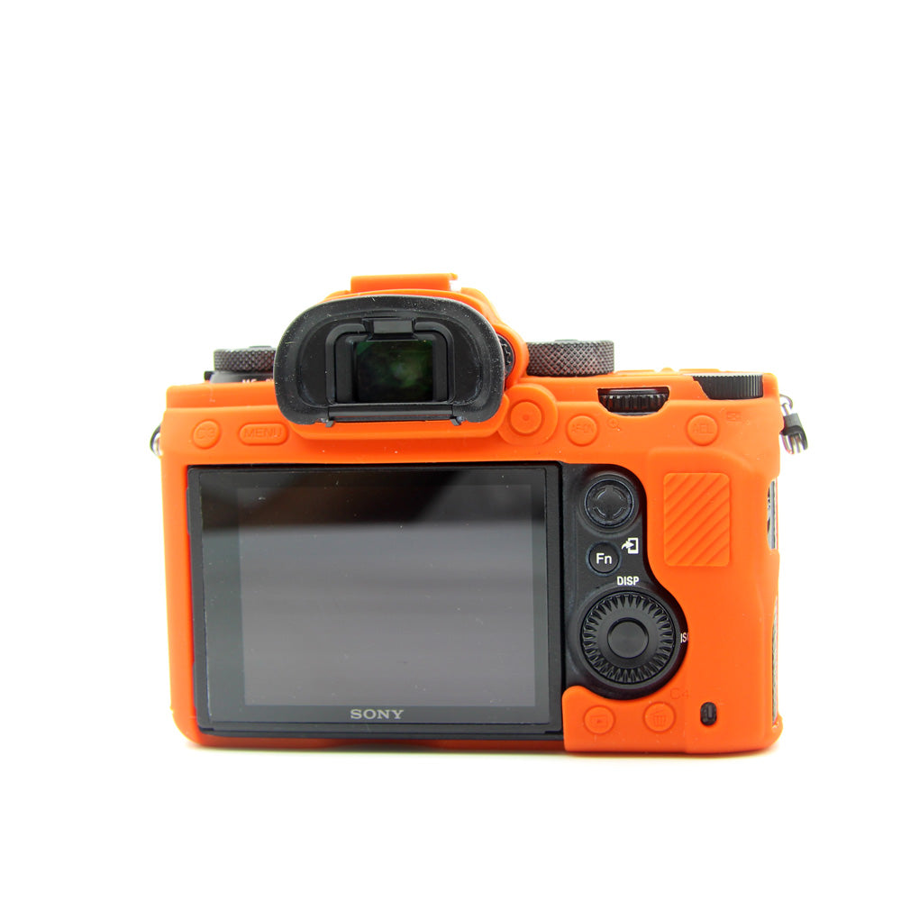Soft Silicone Cover for Sony A9/A7M3/A7R3 Camera - Orange