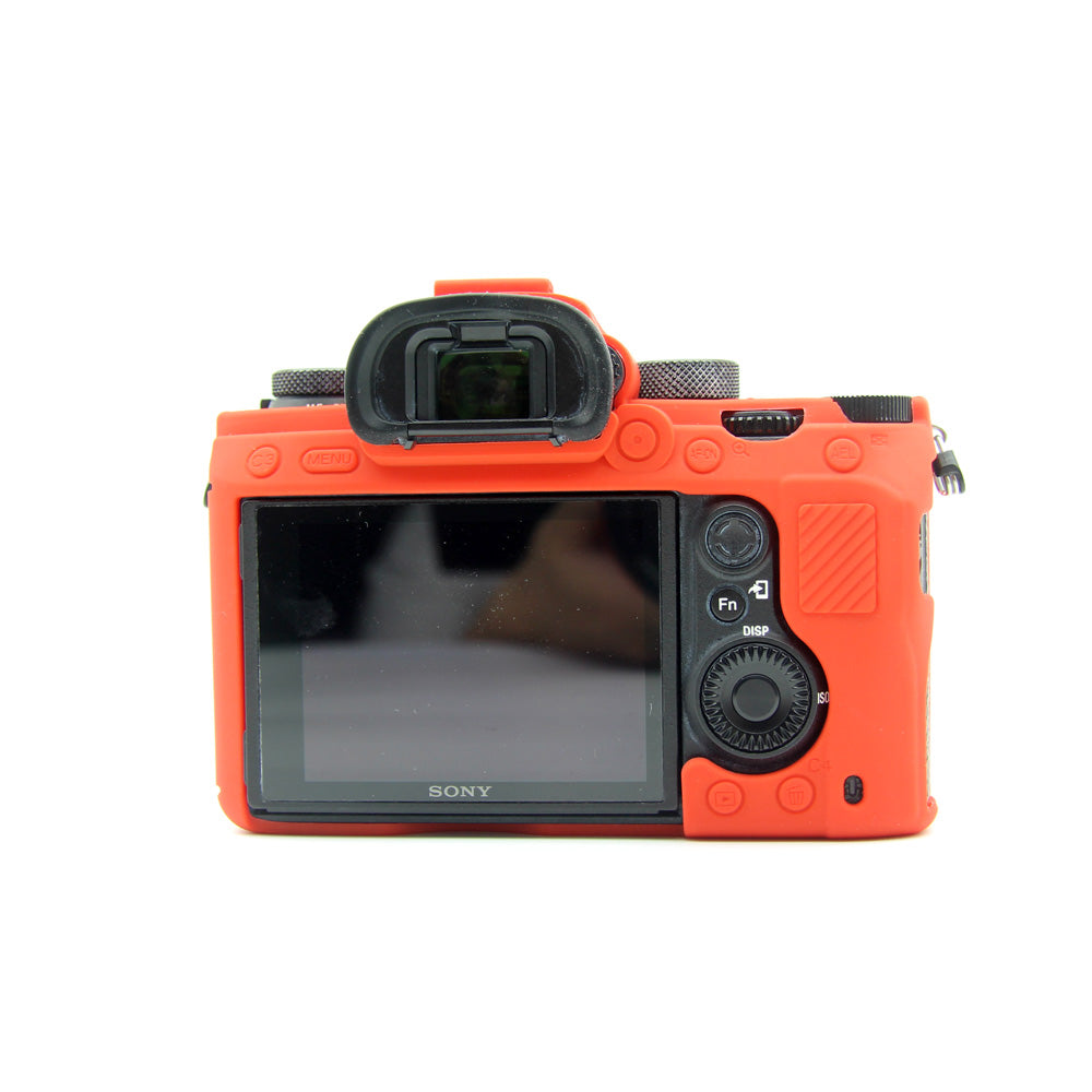 Soft Silicone Case Shell for Sony A9/A7M3/A7R3 Camera - Red
