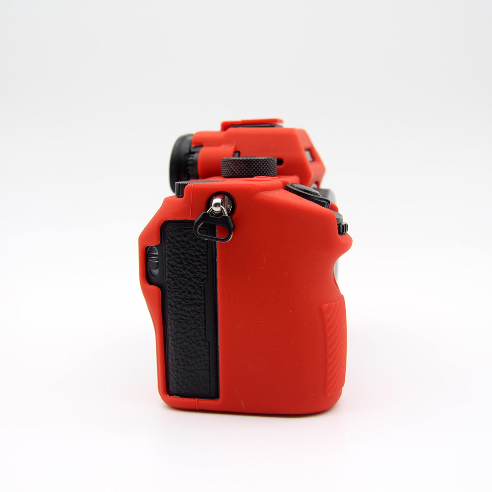 Soft Silicone Case Shell for Sony A9/A7M3/A7R3 Camera - Red