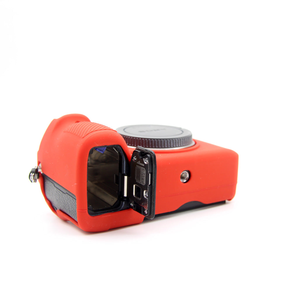 Soft Silicone Case Shell for Sony A9/A7M3/A7R3 Camera - Red