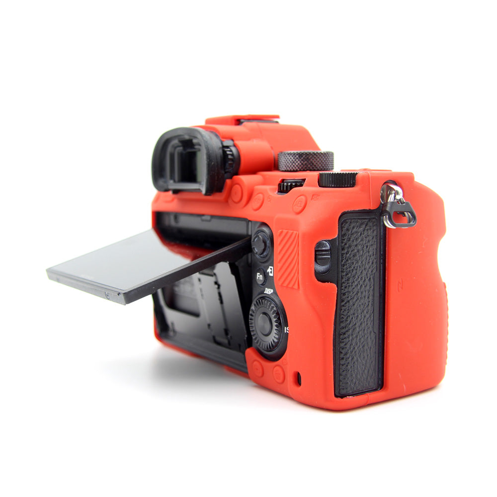 Soft Silicone Case Shell for Sony A9/A7M3/A7R3 Camera - Red