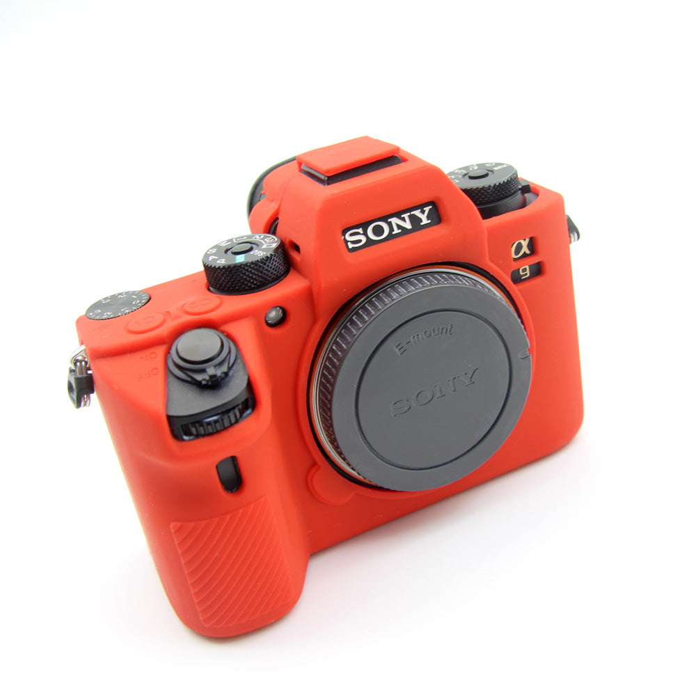 Soft Silicone Case Shell for Sony A9/A7M3/A7R3 Camera - Red