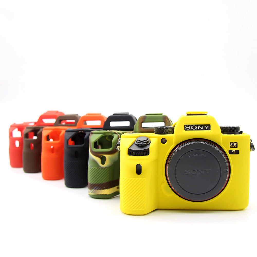 Silicone Soft Case for Sony A9/A7M3/A7R3 Camera - Yellow