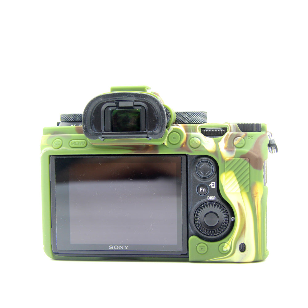 Soft Silicone Protective Case for Sony A9/A7M3/A7R3 Camera - Camouflage