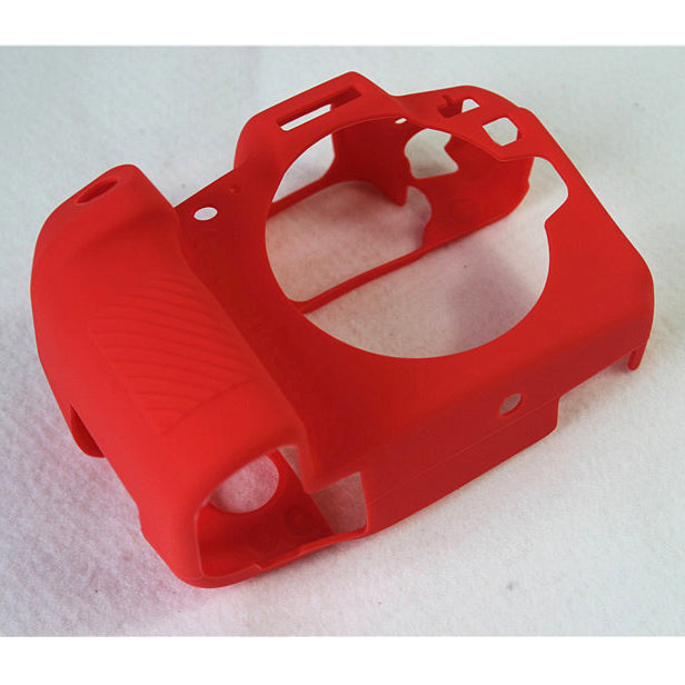 Soft Silicone Case Shell for Canon EOS R - Red