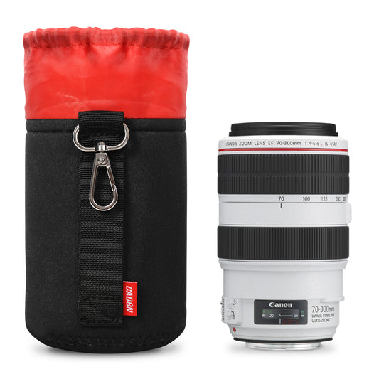 Caden Thick Neoprene Camera Lens Protective Pouch - Size: M