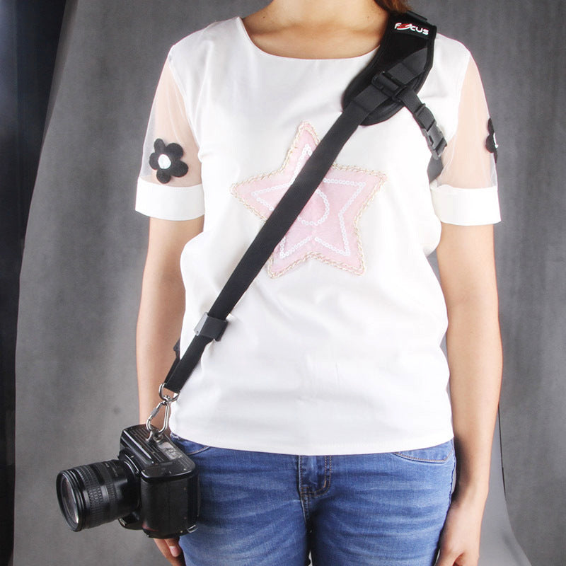 Single Shoulder Camera Strap Neoprene Neck Strap Belt for Camera SLR DSLR