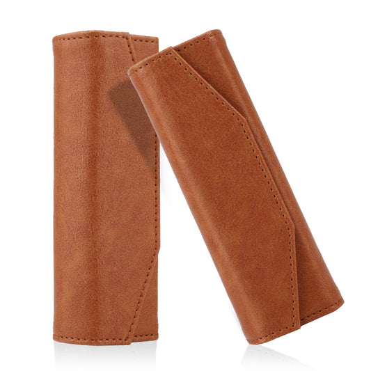 PU Leather Case Protective Jacket for DJI Osmo Pocket Yuntai Camera - Brown