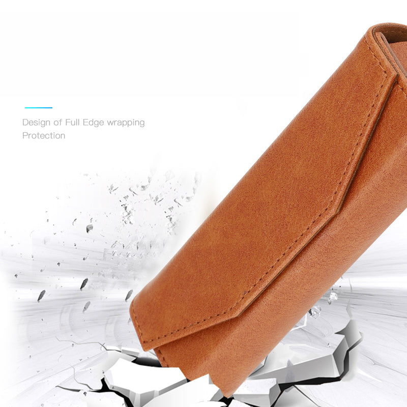 PU Leather Case Protective Jacket for DJI Osmo Pocket Yuntai Camera - Brown