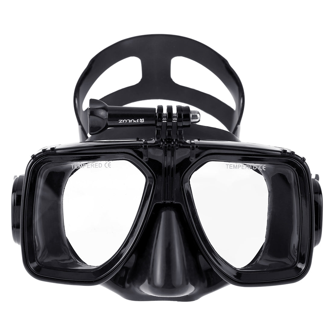 PULUZ Water Sports Diving Equipment Diving Mask Swimming Glasses with EVA Box Compatible with DJI Osmo Action etc.