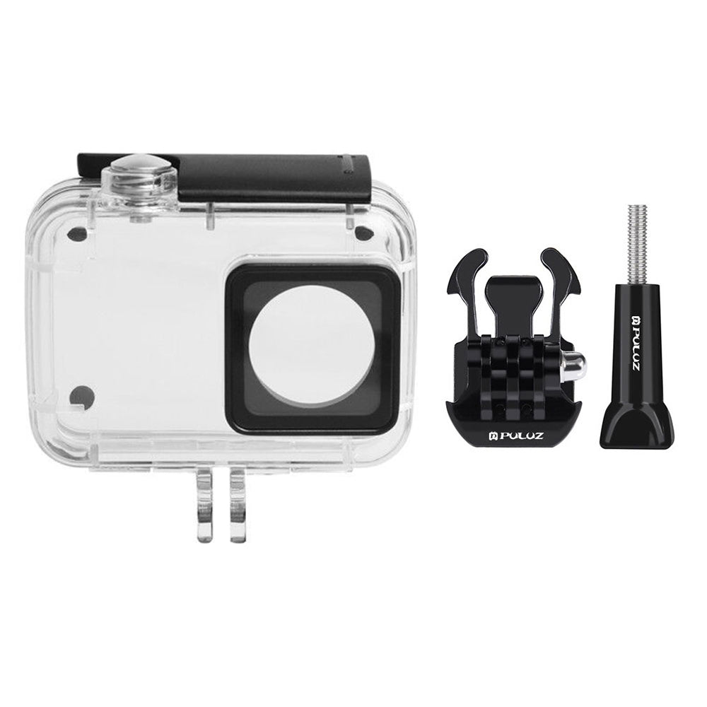 PULUZ 45M Underwater Waterproof Housing Diving Case for Xiaomi Xiaoyi II 4K Action Camera, with Buckle Basic Mount &amp; Screw