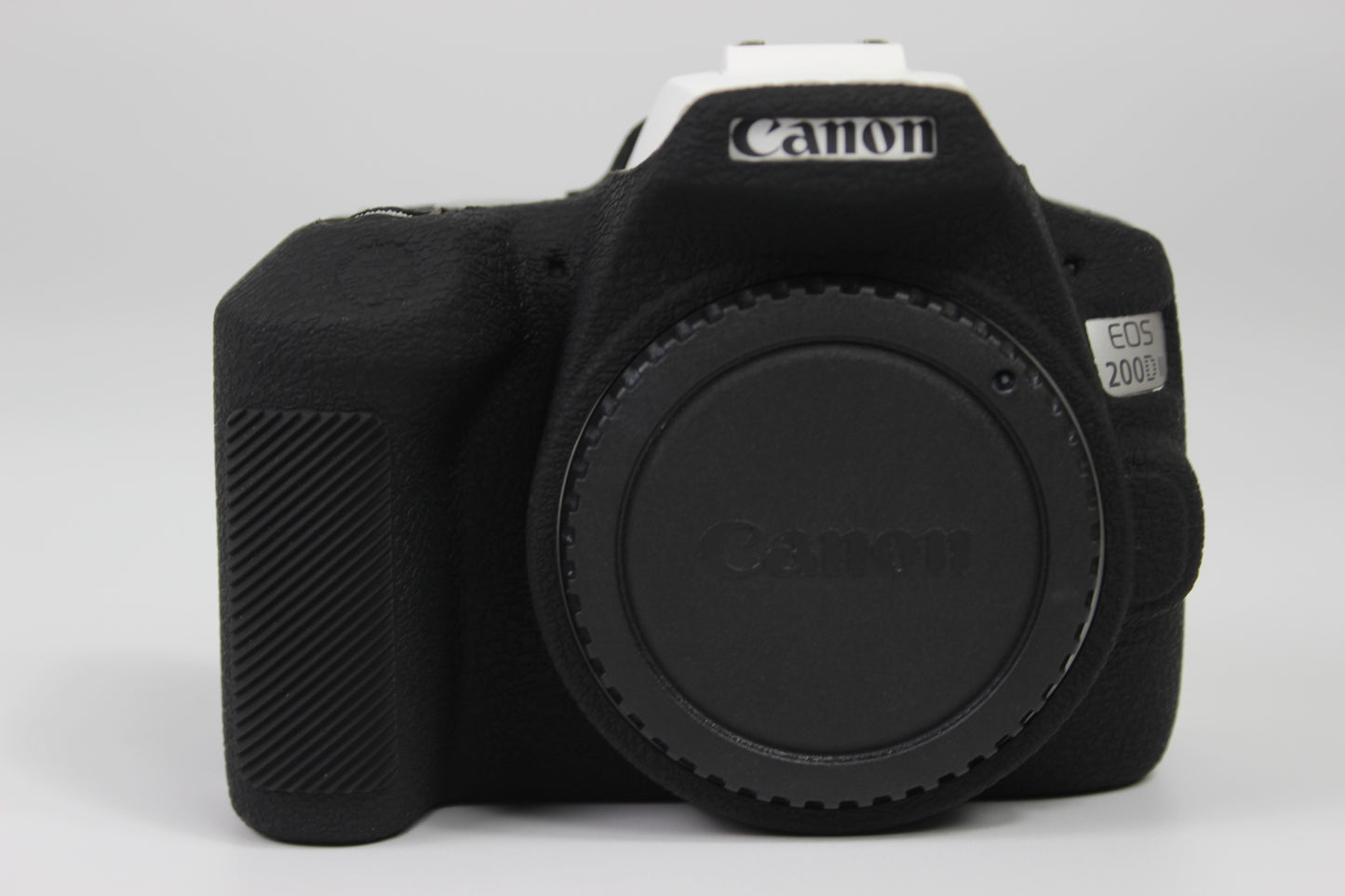 Soft Silicone Case Protector for Canon EOS 200D II Camera - Black