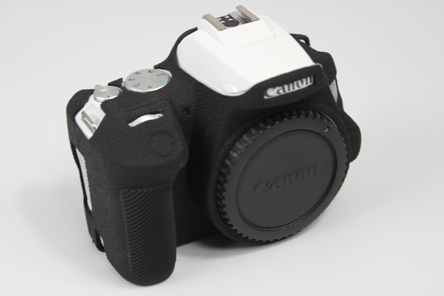 Soft Silicone Case Protector for Canon EOS 200D II Camera - Black