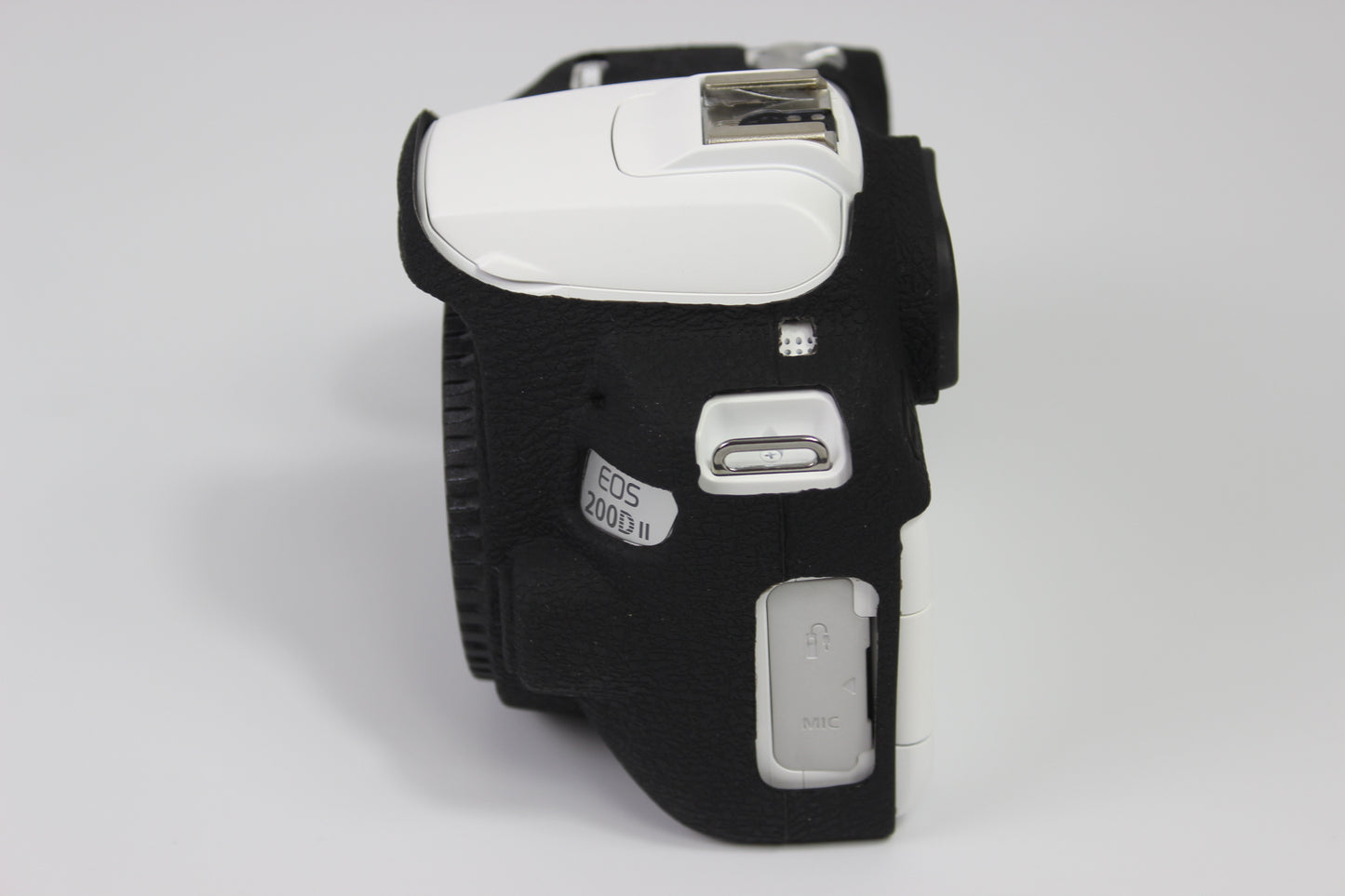 Soft Silicone Case Protector for Canon EOS 200D II Camera - Black