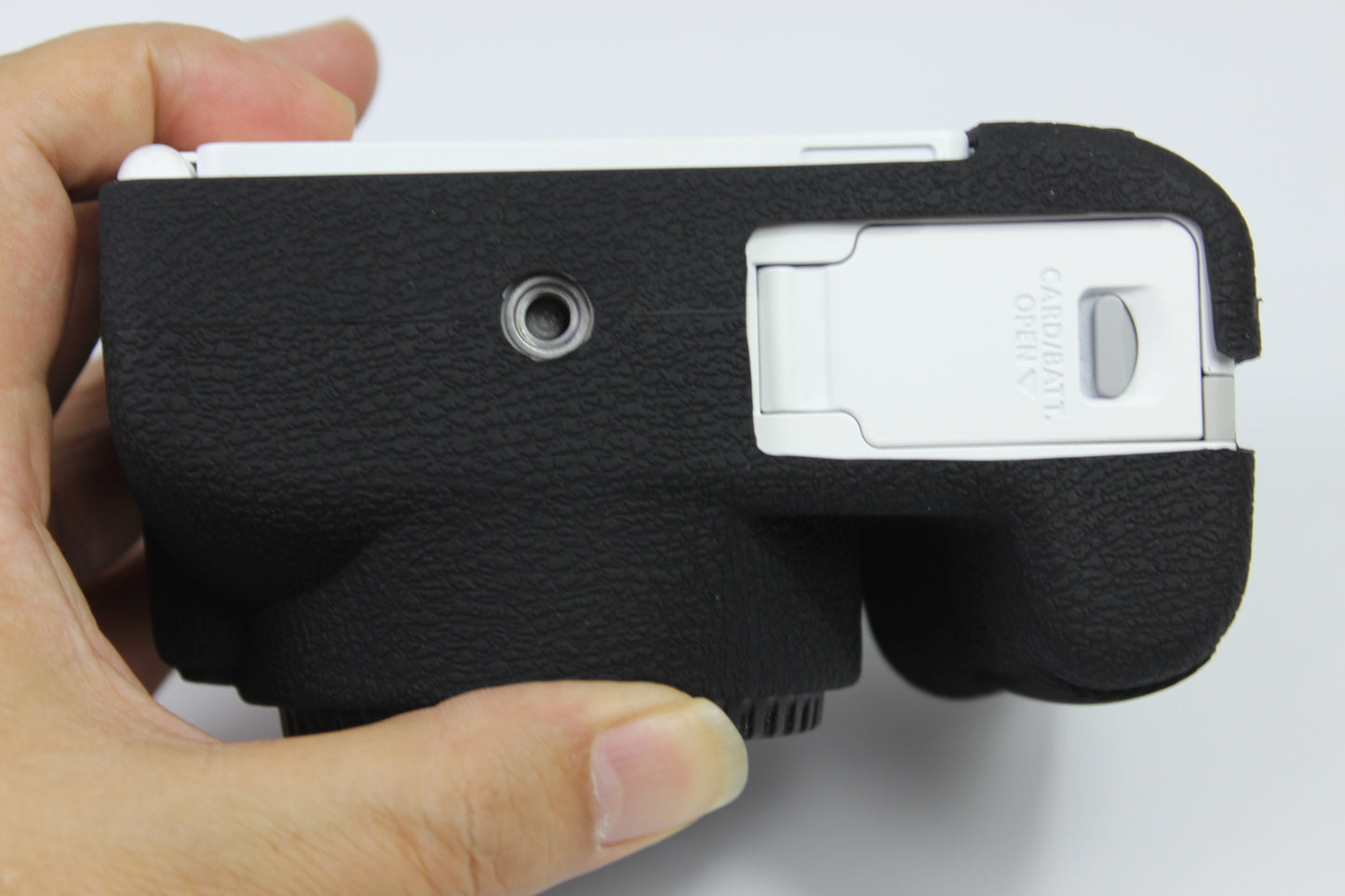 Soft Silicone Case Protector for Canon EOS 200D II Camera - Black