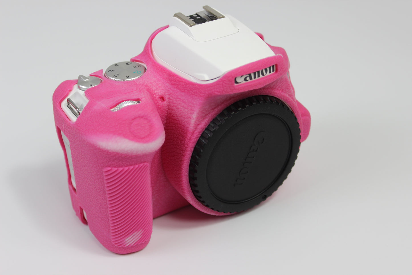 Soft Silicone Case Protector for Canon EOS 200D II Camera - Rose