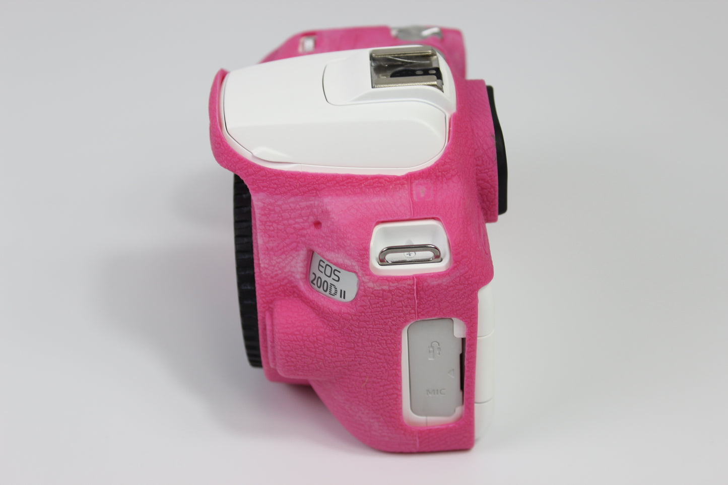 Soft Silicone Case Protector for Canon EOS 200D II Camera - Rose