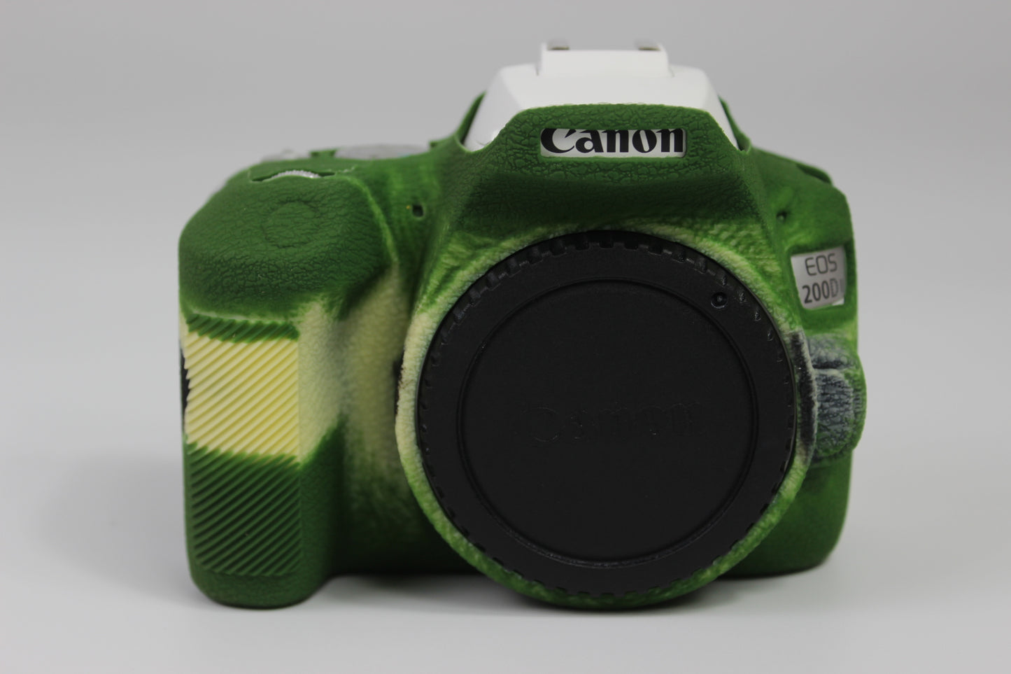 Soft Silicone Case Protector for Canon EOS 200D II Camera - Green