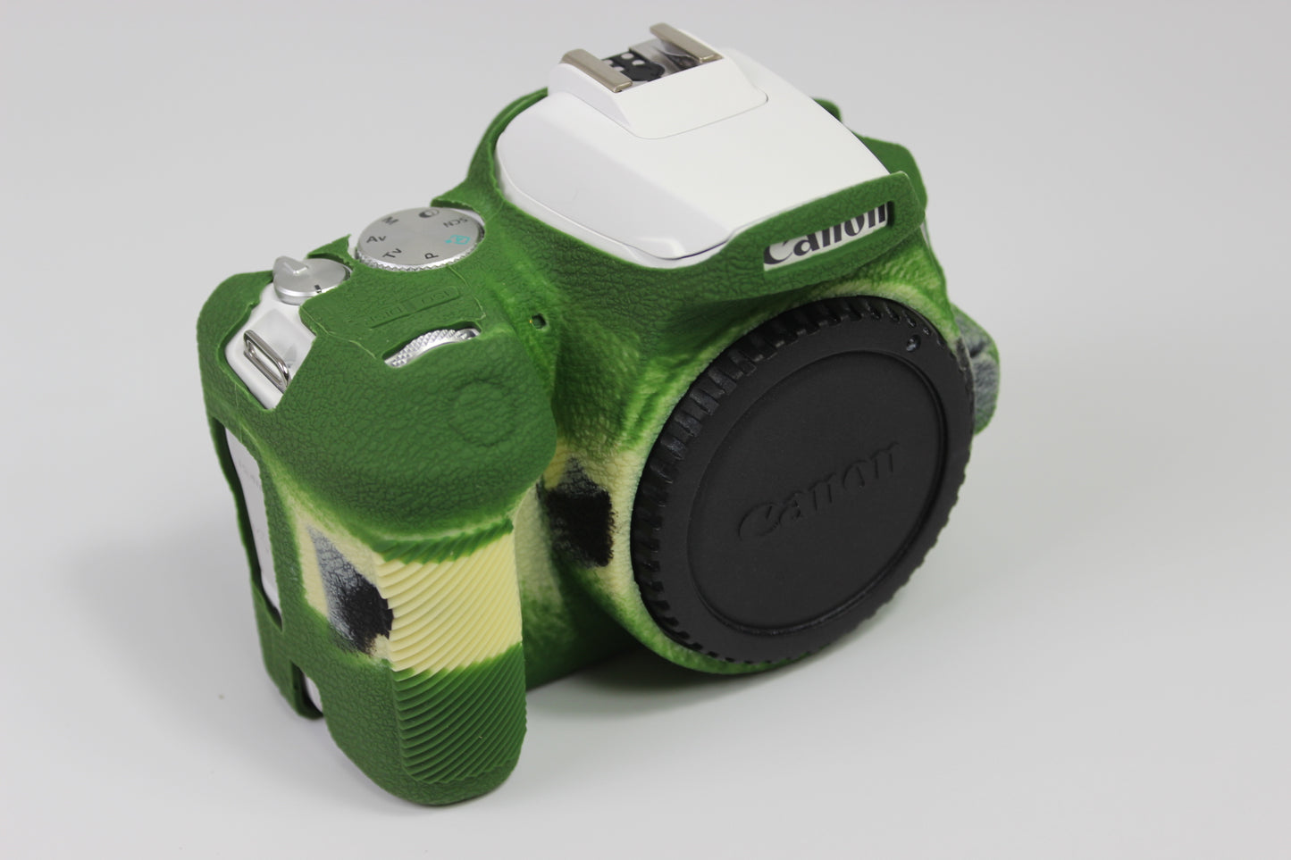 Soft Silicone Case Protector for Canon EOS 200D II Camera - Green