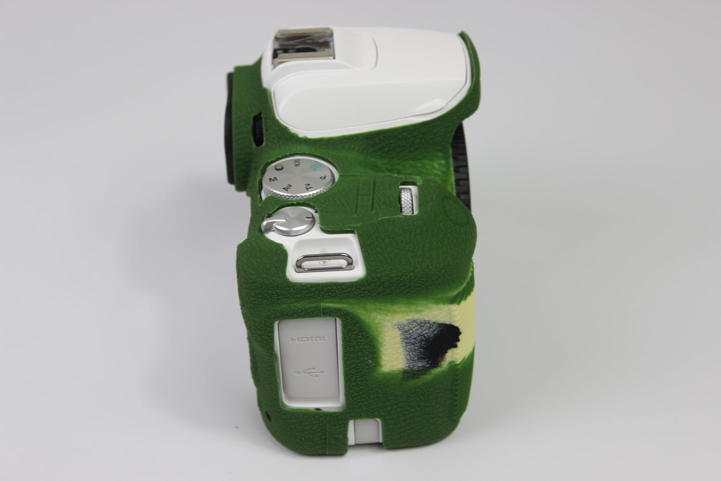 Soft Silicone Case Protector for Canon EOS 200D II Camera - Green