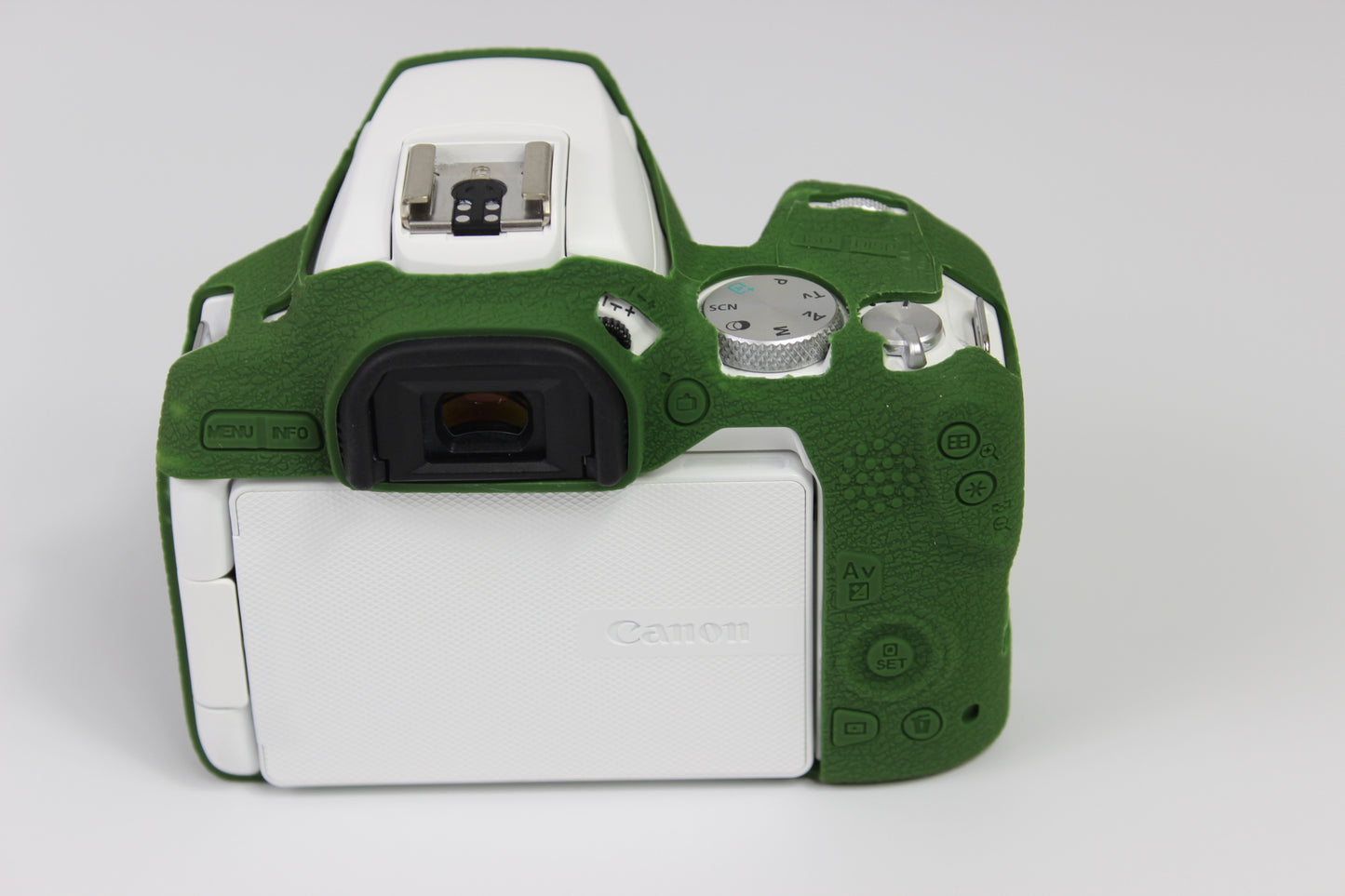 Soft Silicone Case Protector for Canon EOS 200D II Camera - Green