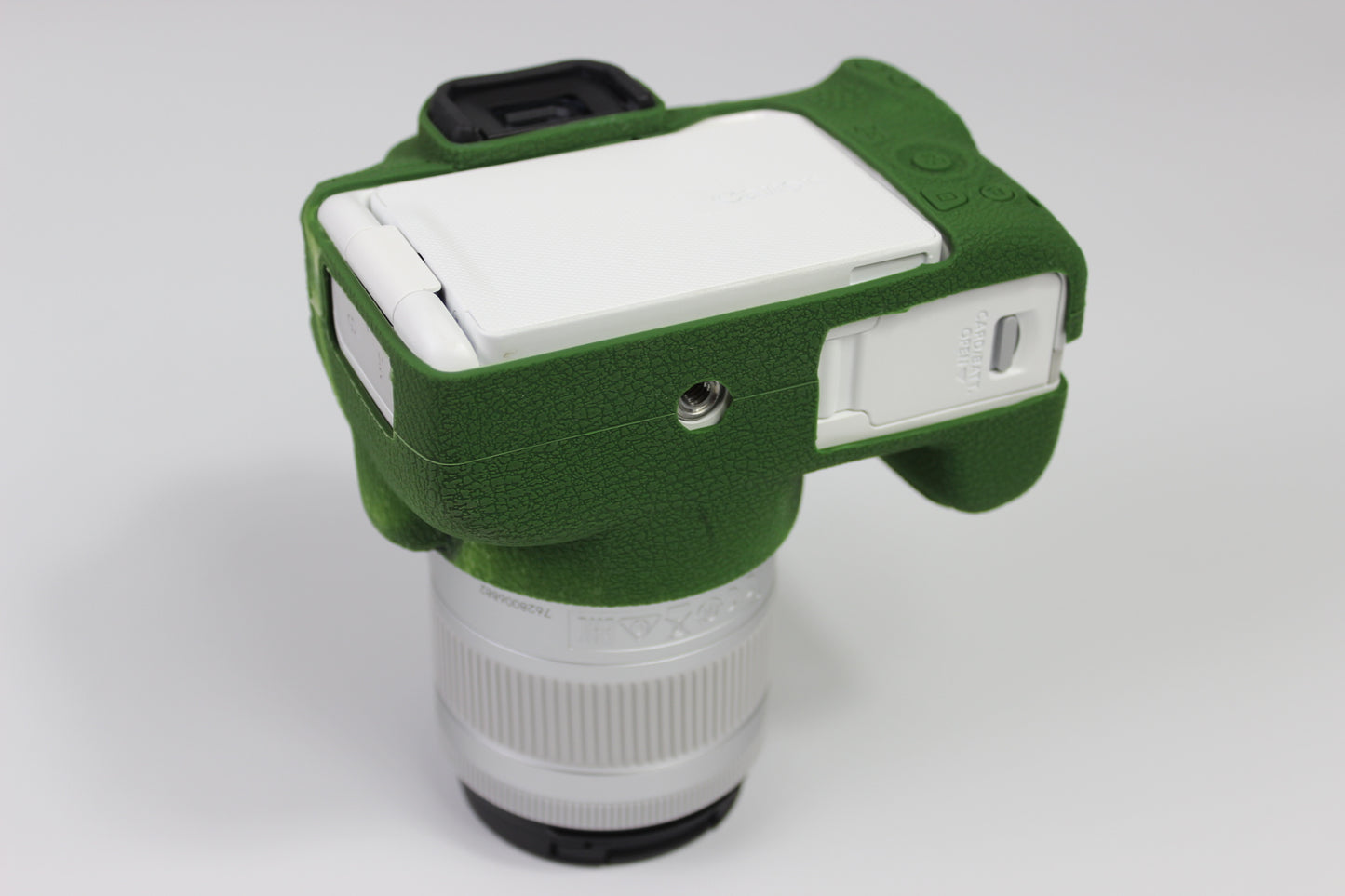 Soft Silicone Case Protector for Canon EOS 200D II Camera - Green